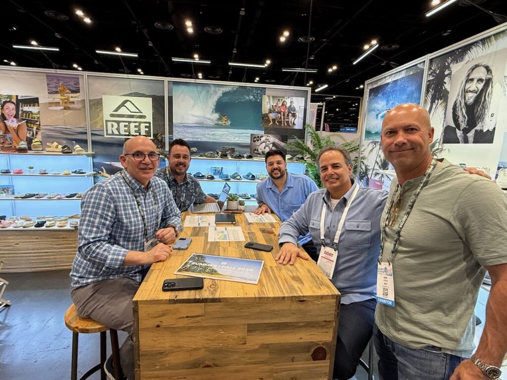 Team Reef meeting with George Karamitos of Maui Nix. 