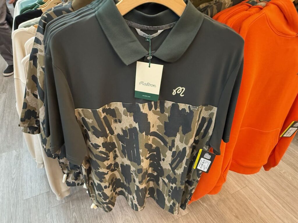 This Malbon "Tour Divot" limited edition collection has nearly sold out at Jack's. Photo by SESO.