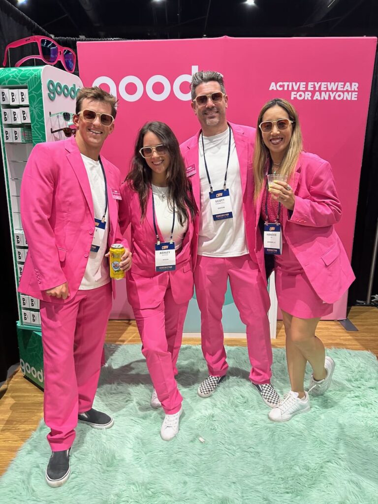 Goodr's Alex Fry, Ashley Moskios, Scott Forrestall, Hanssie Ho