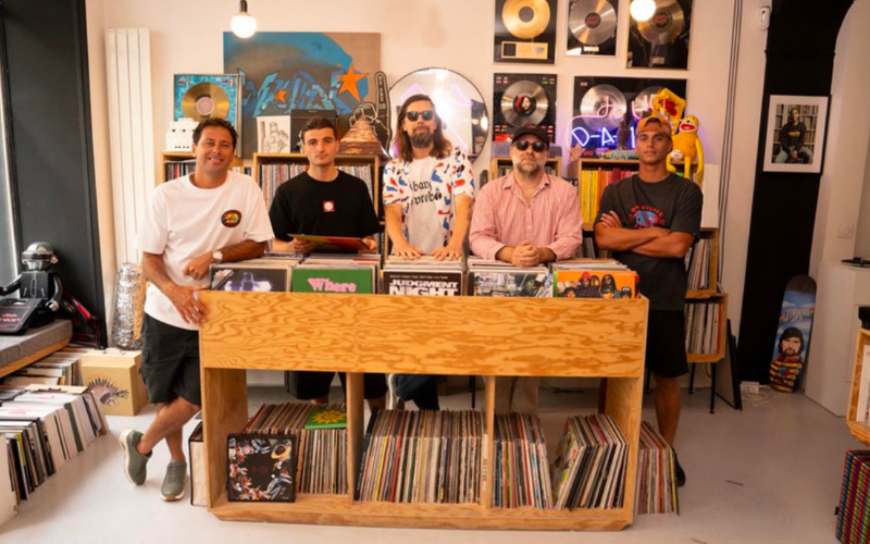 Jeremy Flores, Vincent Milou, Pedro Winter, So Me and Kauli Vaast. Courtesy of Quiksilver.