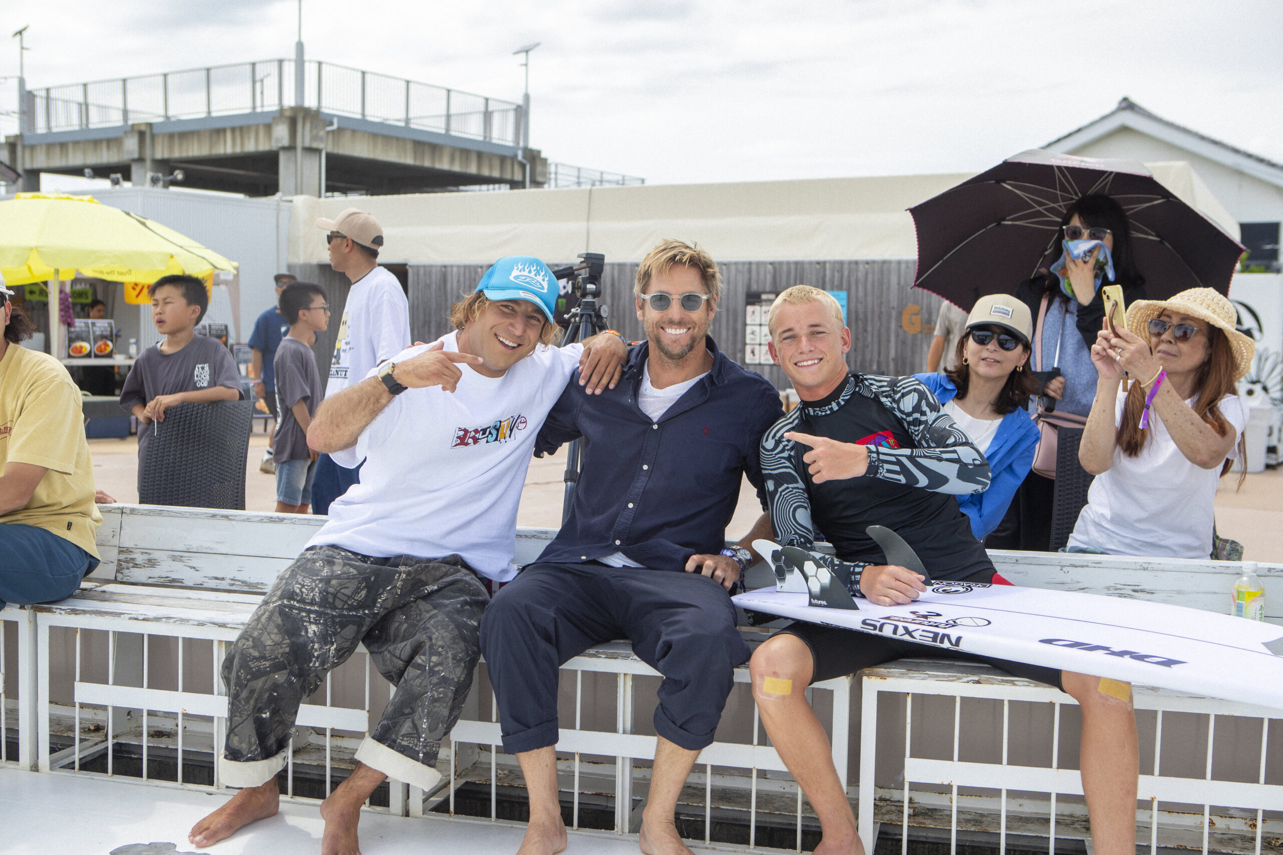 Jacob Zeke and Hughie Vaughan Sam McIntosh at Stab High Japan