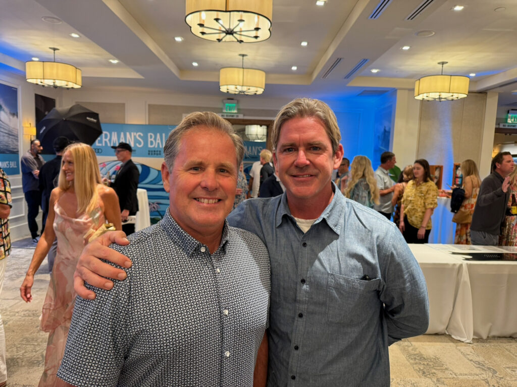 Pat Murphy and PJ Connell of Rip Curl. Photo by SESO.