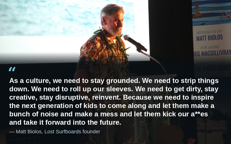 Matt Biolos Waterman's Speech