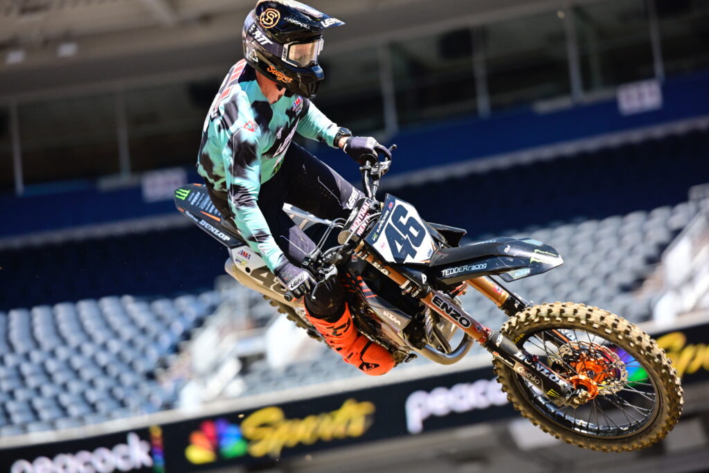 Seager has moved into motocross. Photo courtesy of Seager.