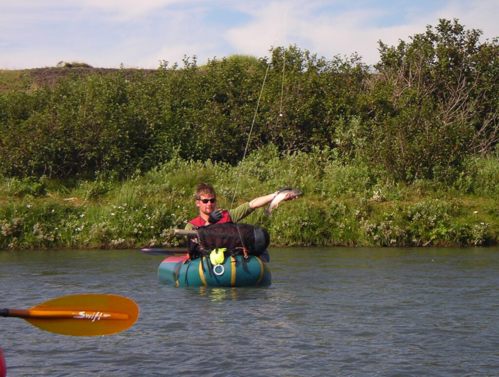 Co-founder and CEO of Alpacka Raft Thor Tingey in 2003. Courtesy of Alpacka Raft.