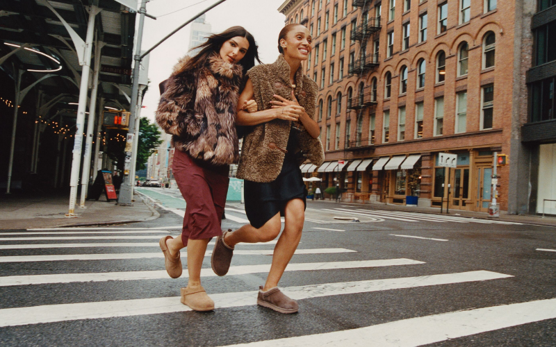 Emily Ratajkowski and Adwoa Aboah in the UGG® Born to Feel campaign