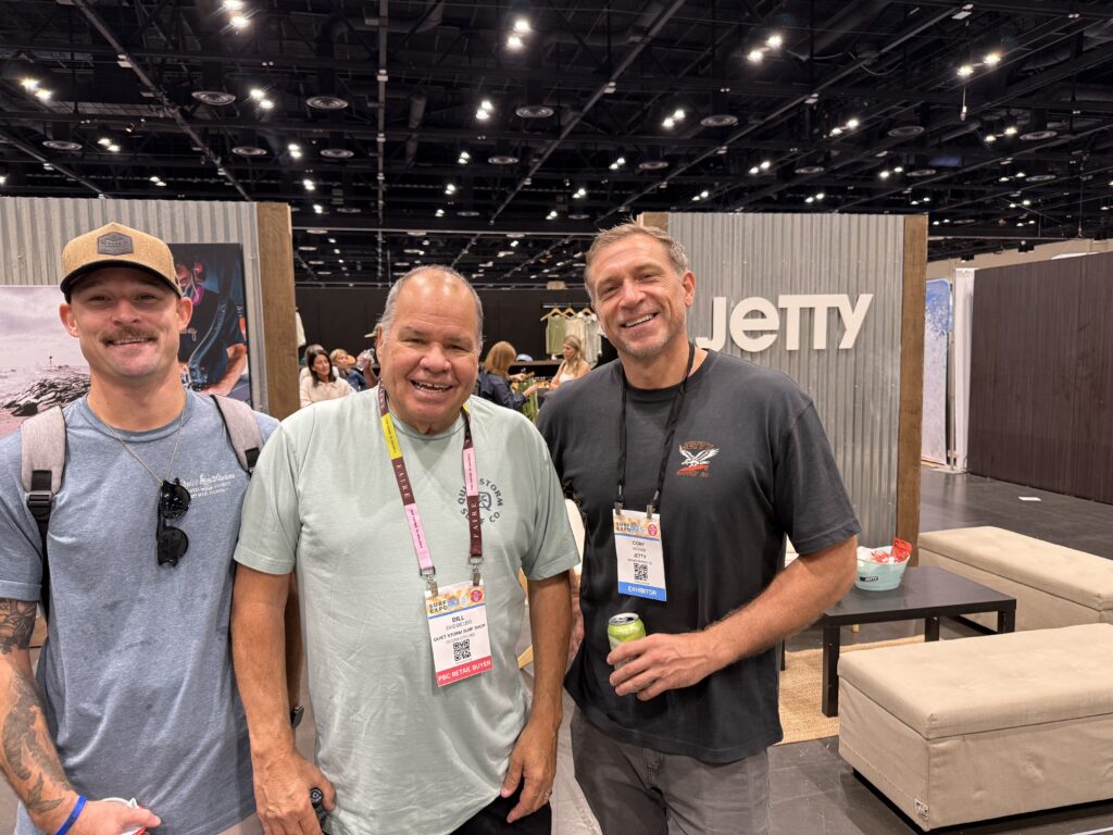 Charles Cantello and Bill Dreibelbis of Quiet Storm with Cory Higgins of Jetty. Photo by SESO.