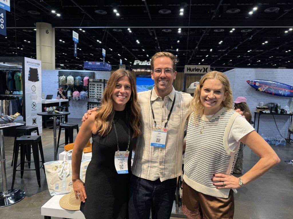 Madeleine Lange, Eric Pierce and Michelle LeBlanc of Hurley. Photo by SESO.