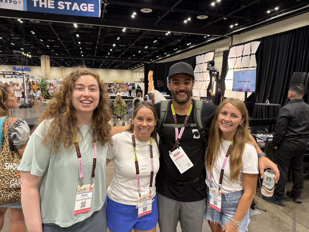 Team Real Watersports: Megan Huntington, Lulu Carson, Josh Cuggino and Ashley Boxer. Photo by SESO.