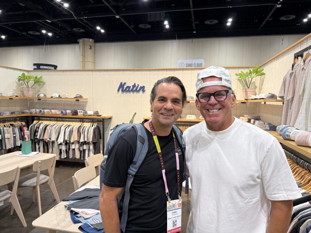 Daniel Toscano of Beach House, a multi-door account in Mexico, and Dale Rhodes of Katin. Photo by SESO.