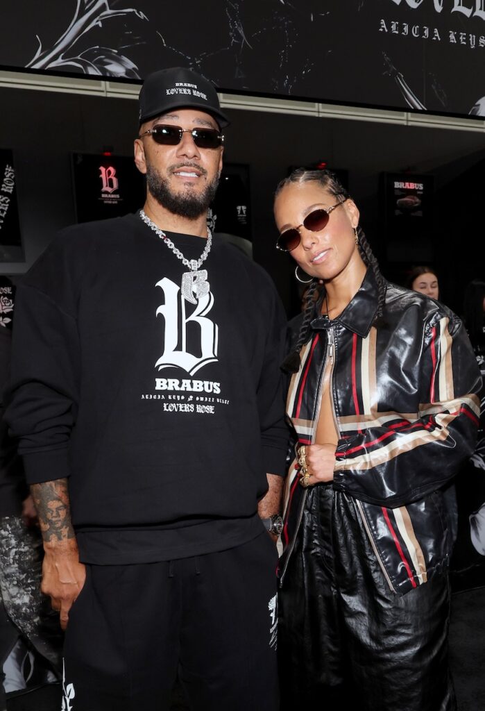 LOS ANGELES, CALIFORNIA - OCTOBER 03: (L-R) Swizz Beatz and Alicia Keys attend ComplexCon 2026 10-Year Anniversary Festival at The Los Angeles Convention Center on October 03, 2026 in Los Angeles, California. (Photo by Monica Schipper/Getty Images for Complex)